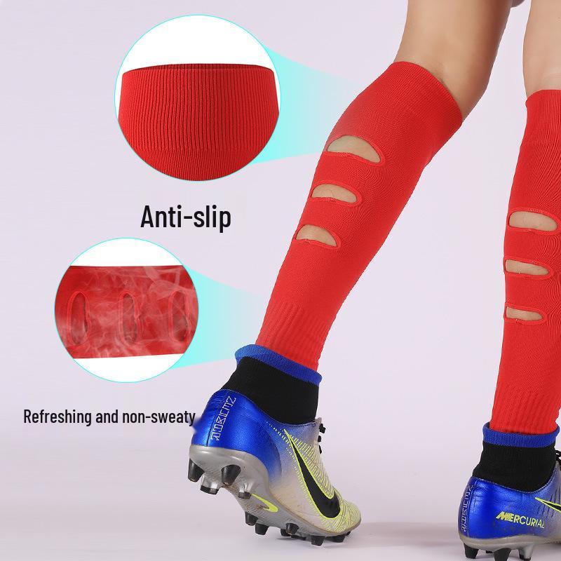 Adult Men's High-Elastic Breathable Sports Socks - Pressure Training, Sweat-Absorbent Calf, Professional Shin Guard.