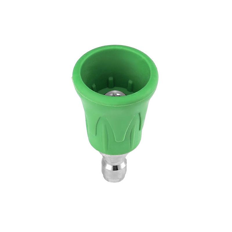 Car Washer: Quick-Connect, Color-Coded, Splash-Proof Nozzle with Soft Rubber Sleeve