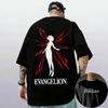 Neon Genesis Evangelion End of Eva Eye Classic Style Short Sleeve T-shirt Unisex Men Women 2026 Summer Parent-Child Cotton Tee