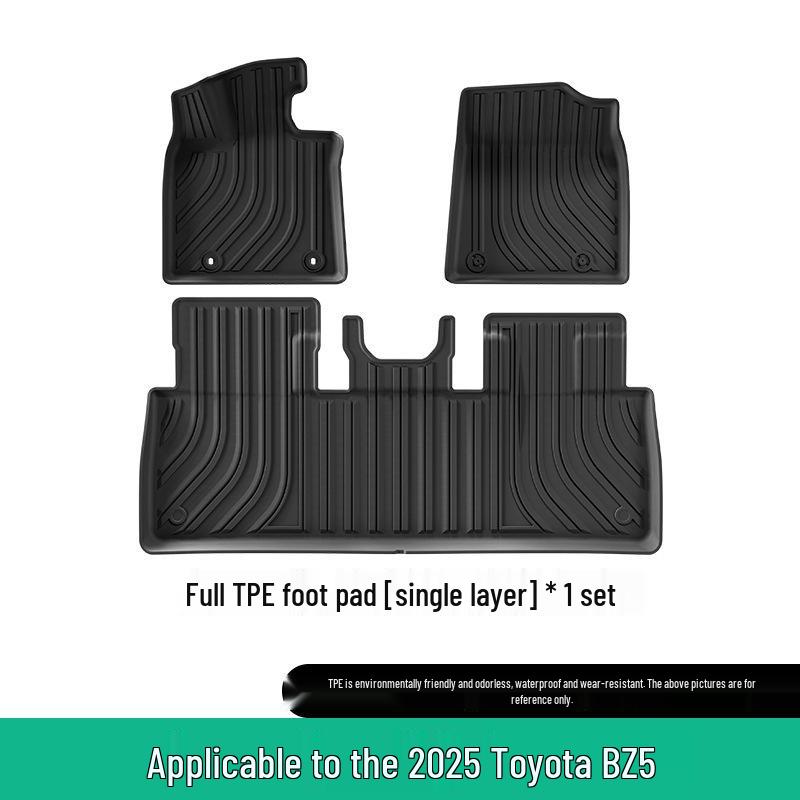 Custom TPE Floor & Trunk Mats for Toyota BZ5 - Stain-Resistant & Waterproof.