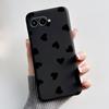 Handyhülle für TCL T-Mobile Revvl 8 T Telefon 3 Hülle Luxus Niedlicher Liebeshase Lustig Schwarzes TPU Weiches Silikon Schutz-Rückseite