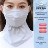 Breathable Ice Silk Mask Quick Drying Sun Protection Mask Fashion Anti-UV Mask Scarf  Women