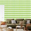 Harlequin Diamonds Wallpaper Lime and White for Living Room and Bedroom 50x1000