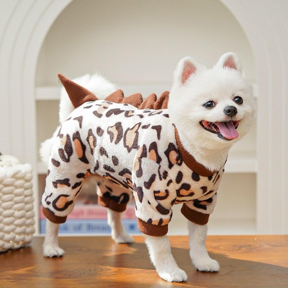 Soft Dog Four Legged Coat Thickened Winter Warm Dog Clothes  Daily Wear