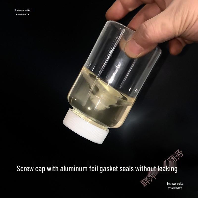 Piccola Bottiglia di Plastica Trasparente per Medicine (15/20/30/50 ml) per Liquidi e Campioni