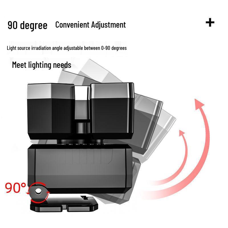 USB Rechargeable LED Headlamp - Super Bright, Long-Range for Camping, Night Fishing, and Outdoor Adventures