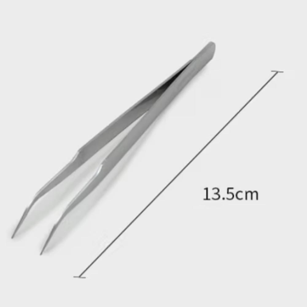 Gebogene Pinzette für Werkzeuge Lang = 135mm