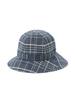 Beams Japan Hat (UNISEX Nagao Orimono Custom Shijira Weave Hat, SAX CHECK FREE)