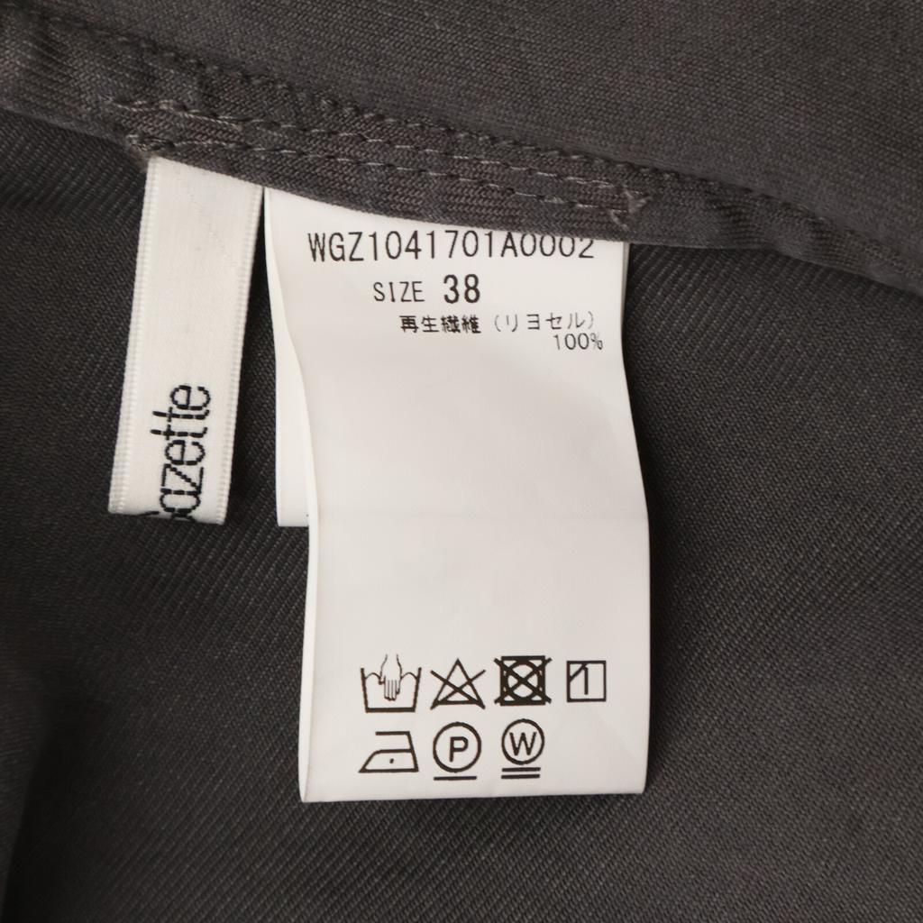 Whim Gazette WGZ1041701A0002 Gray Tencel™ Fiber Long Skirt Skirt 38 grayUsed