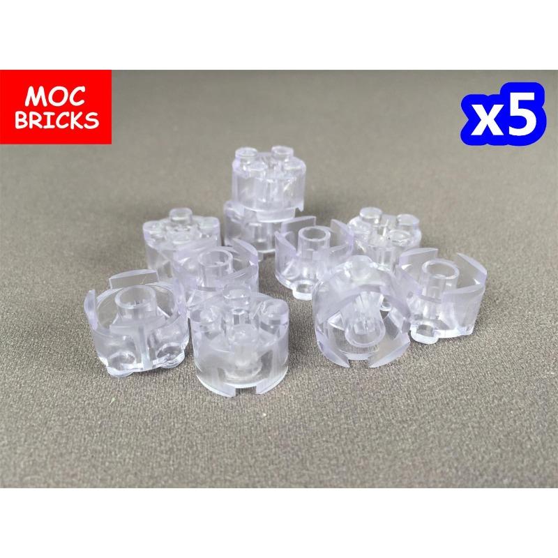 50pcs/lot MOC Bricks Transparent Clear Plate Block 1x1 1x2 1x4 1x6 02426 4070 Educational Building Blocks Kids Toys
