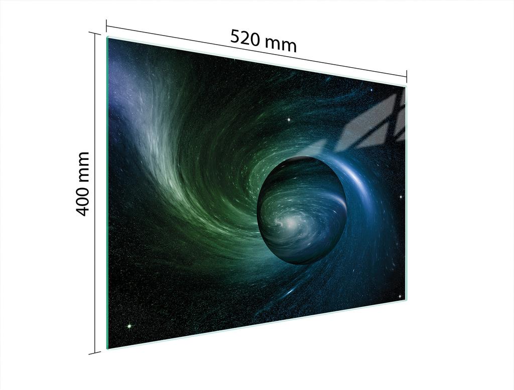 SZKLANA DESKA DO KROJENIA 52x40 KOSMOS