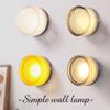 LED Lamp Amber Jelly Small Wall Sconces Bedside Room Decor Hotel Aisle Lighting Fixture