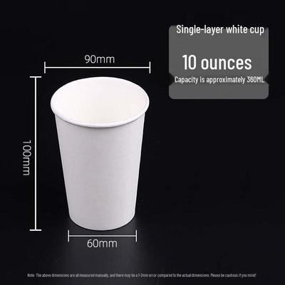 Eco-Friendly White Disposable Paper Cups