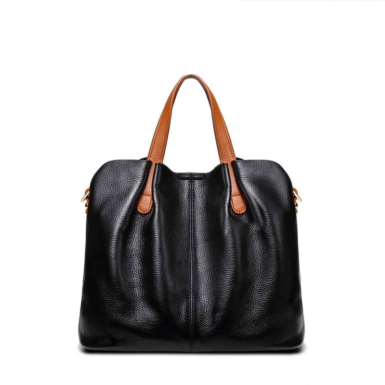 

Классическая женская сумка через плечо, повседневная сумка большой вместимости, ручная сумка для выхода в свет чёрный