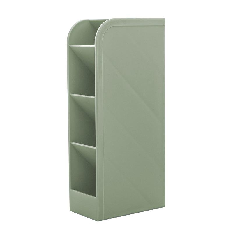 Four-compartment Slanted Insertion Pen Holder Desktop Storage Pen Holder Compact and Multi-functional Pen Holder
