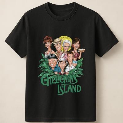 Gilligan’s Island Funny Crew Graphic for Sitcom Fans Unisex T Shirt Unisex T-Shirt