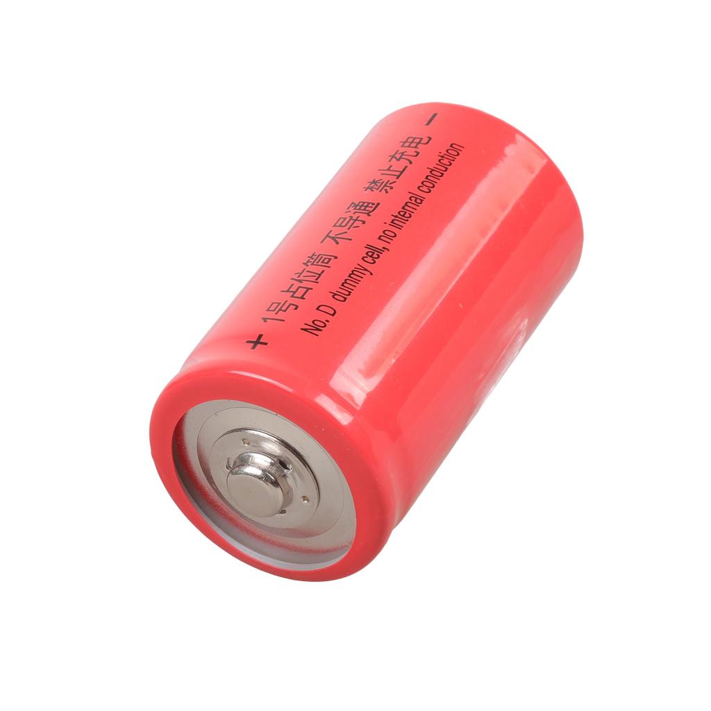 LR20 D Size Battery Placeholder Conductor Fake Dummy Battery Conductor Shell Case for External Power Adapter