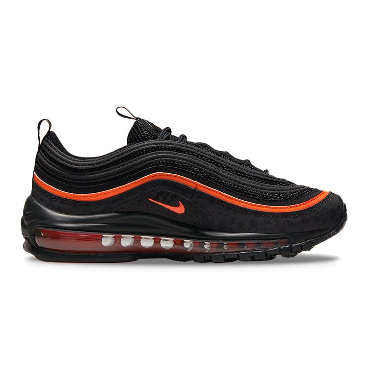 Neuer Nike Air Max 97 Schwarz Sicherheitsorange GS DX3088-001