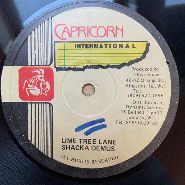 

7inch Record CHAKA DEMUS Lime Tree Lane NONE Capricorn Inter Jamaica Reggae Ska Dub Used