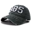 Streetwear Urban Style Street Lettering Alphabet Cotton Washed Hat Snapback Adjustable Hop Hip Stitching Embroidered 1985 Men Women Cap Baseball