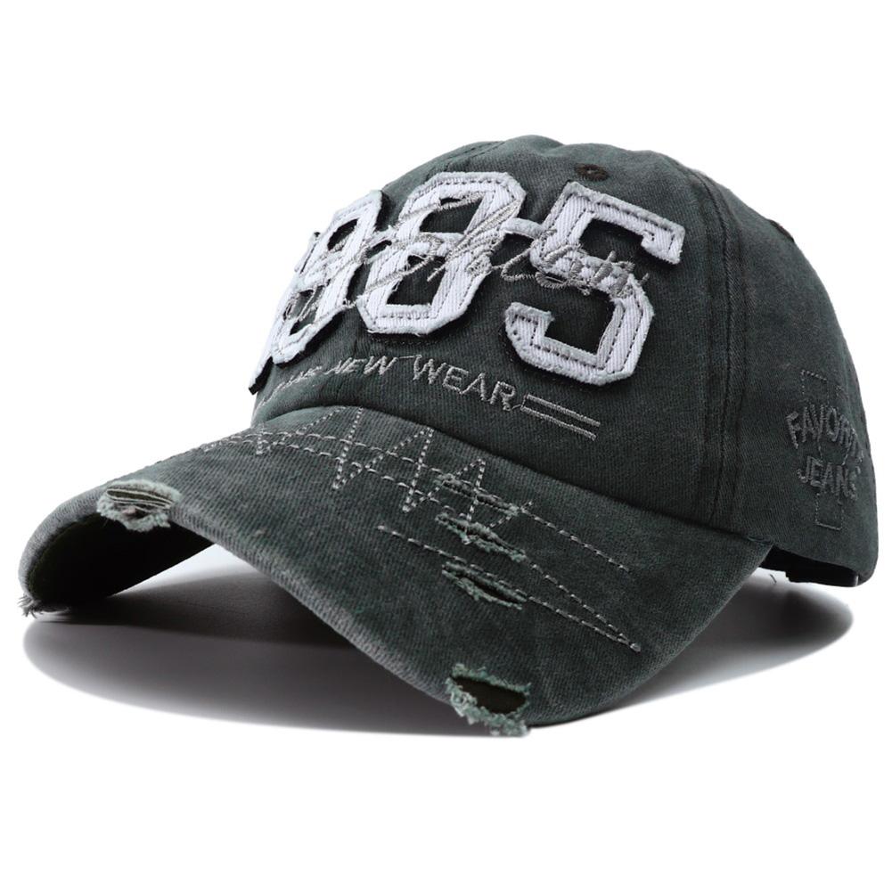 

Унисекс Винтажная Бейсболка Женская Мужская 1985 Вышивка Хип-Хоп Snapback Кепка Стирка Хлопок Буква Уличная Одежда Кепки Мужские Adjustable