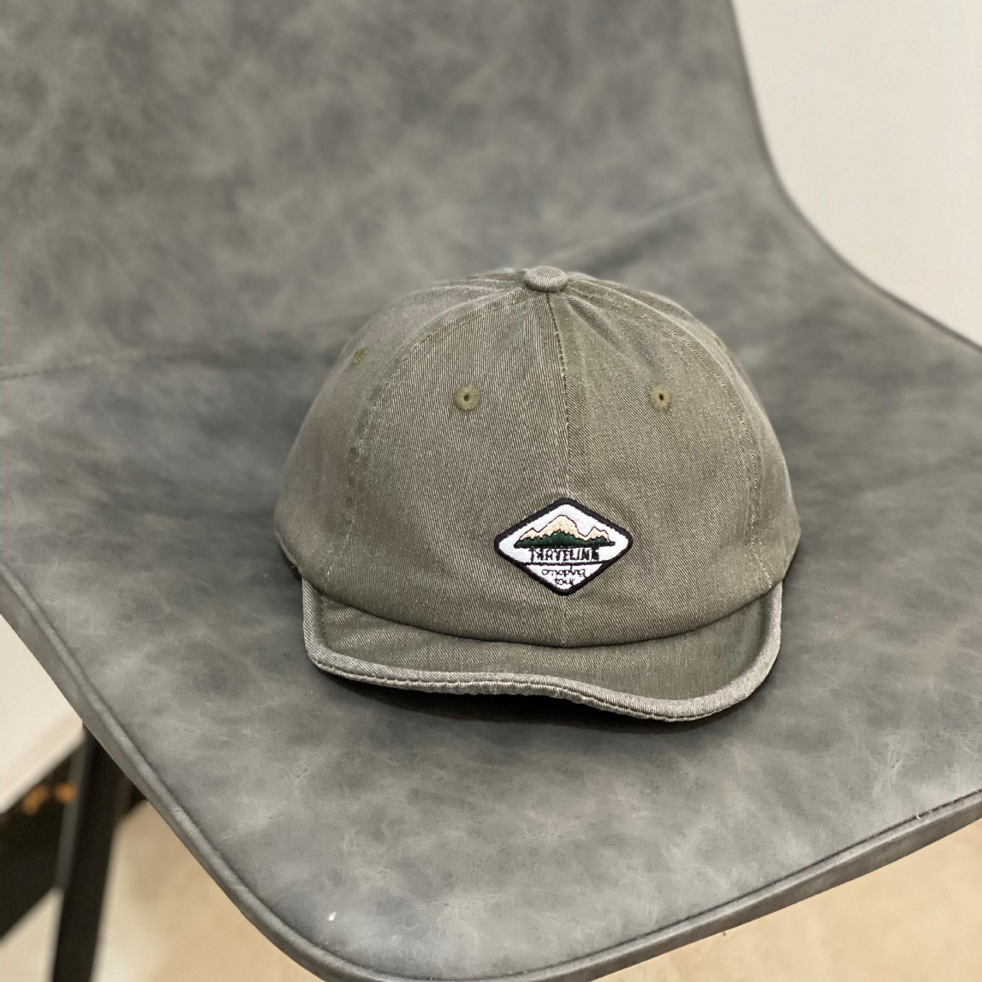 

Кепка-хипстер с короткими полями для мужчин и женщин, уличная бейсболка в стиле хип-хоп, удобная винтажная кепка с мягким краем M（56-58cm）