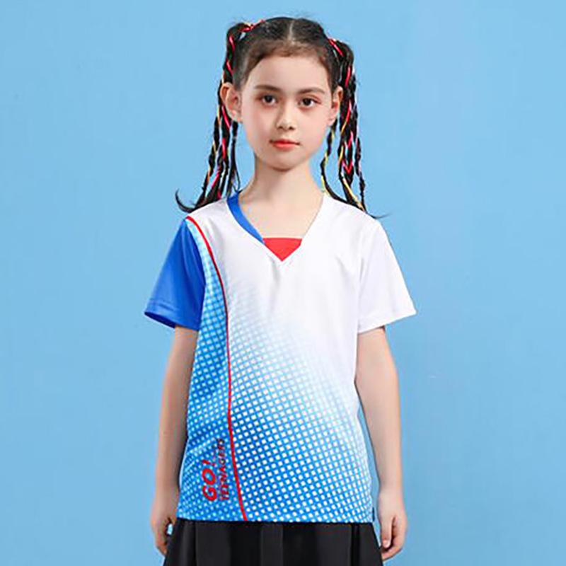 Quick-Dry Badminton & Table Tennis Uniforms for Men, Women & Kids M