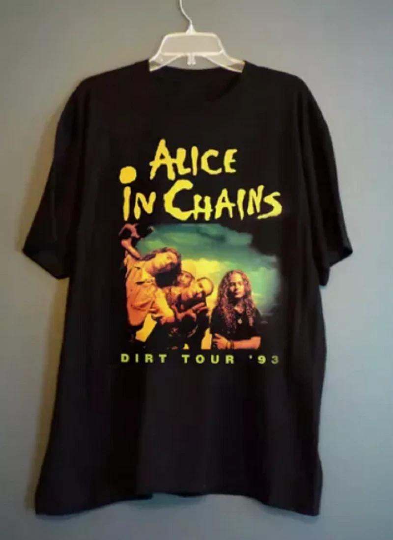 

Alice in Chains 1993 Tour Pure Cotton T-shirt, Suitable for Fans Both Men and Women, Suitable for All Seasons Style - Men s S... S разноцветный