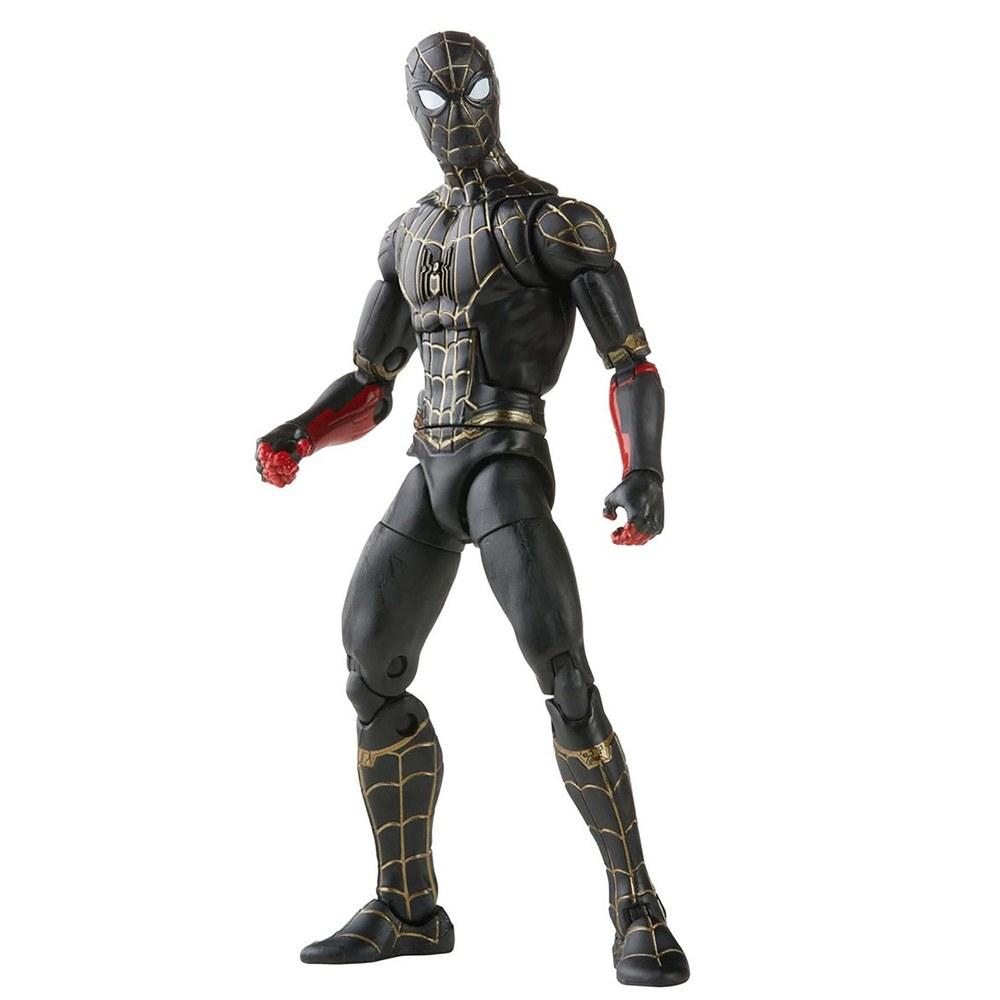 Hasbro Marvel Legends Spider-Man No Way Home Black and Gold Suit 6-Inch Action Figure F3019 Build-A-Figure Parts