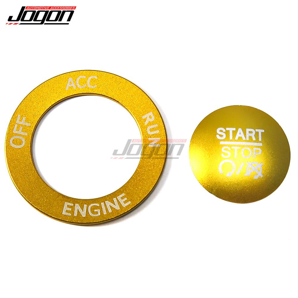 

For Dodge Challenger Charger RAM 1500 Durango 2015-2021 Auto Interior Decoration Car Push Start Stop Button Cover Trim