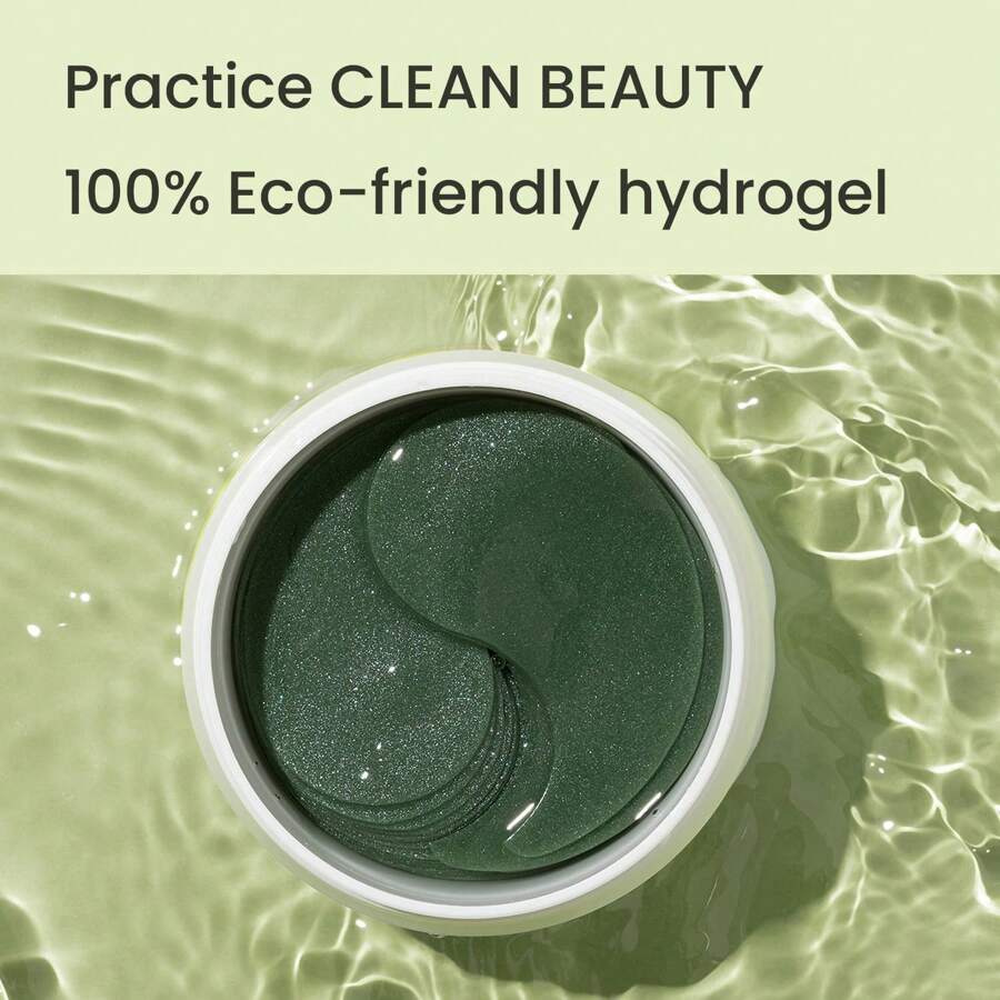 heimish Matcha Biome Hydrogel Eye Patch 1.4g(60pcs) - Anti Aging Under Eye Patches, Hydrating, Firming, Calming & Soothing Eye Mask With Matcha