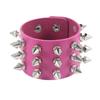 DIEZI Punk Gothic Goth Men Leopard Bracelet For Women Men Harajuku Vintage Black PU Leather Rivet Charm Bracelet Bangles Jewelry