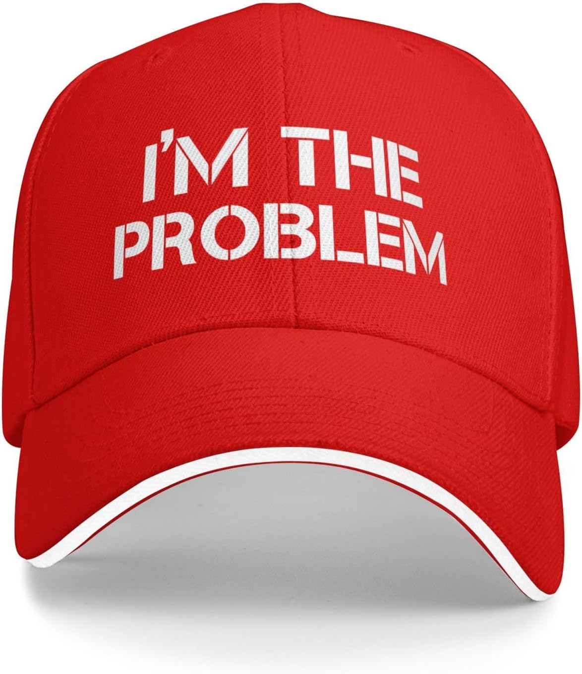 I Am The Problem Statement Baseball Cap Polyester Adjustable Dad Hat Unisex One Size