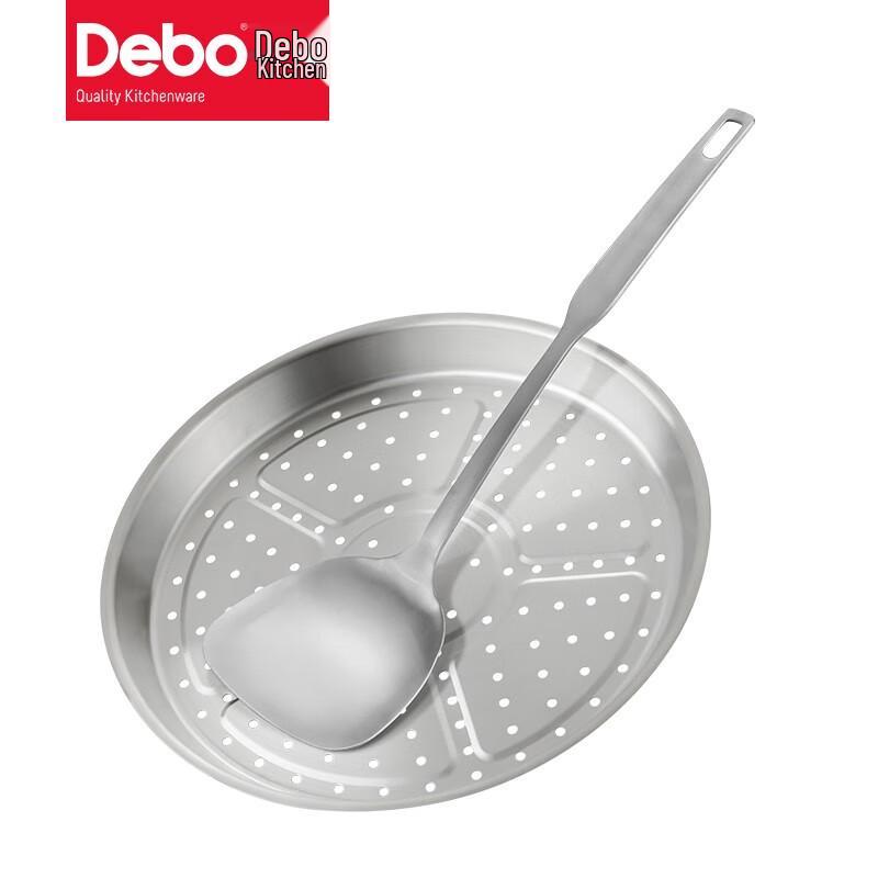 Debo Antonio 32cm Honeycomb Stainless Steel Low Smoke Wok
