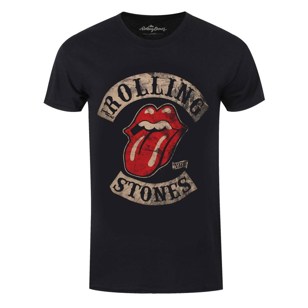 

Rolling Stones T-Shirt 1978 Tour Tongue Official Black New XL