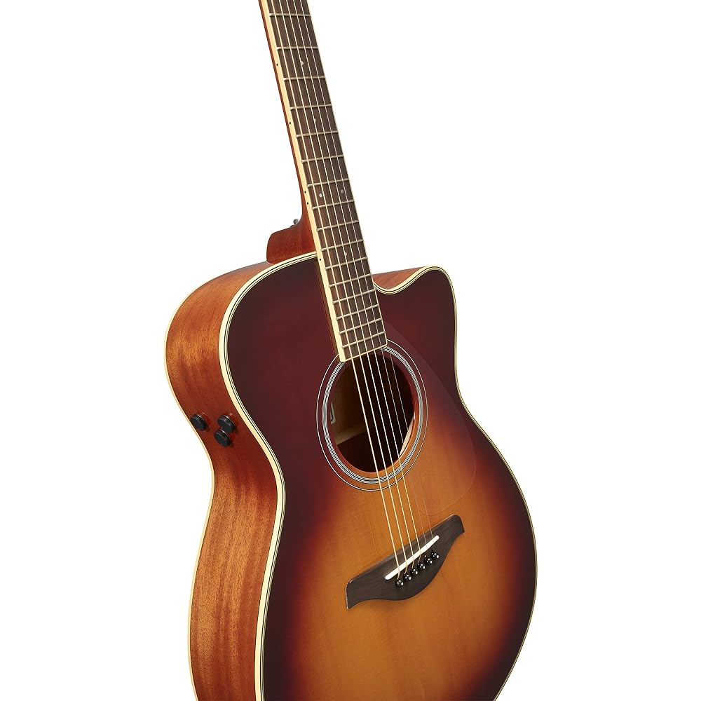 Yamaha TransAcoustic Guitar Brown Sunburst FSC-TA BS Acoustic Instrument with Built-in Effects