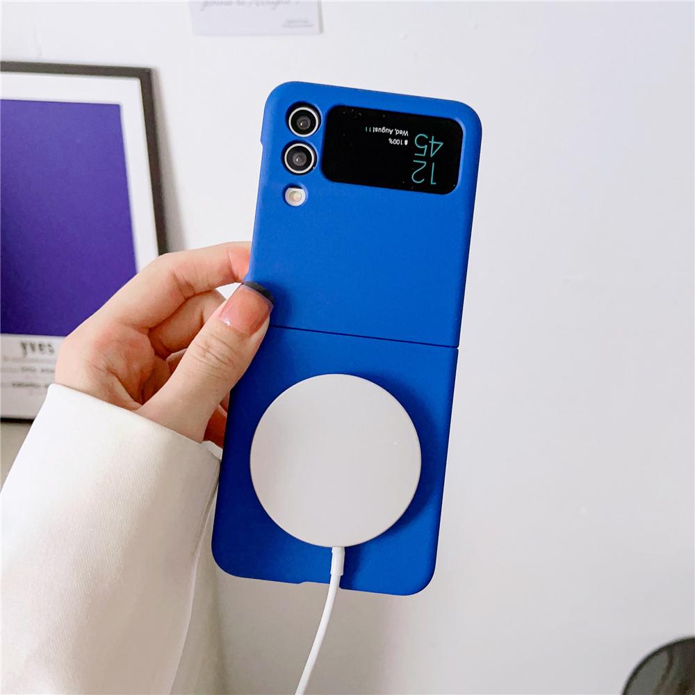 Magnetic Wireless Charging Case for Samsung Galaxy Z Flip 3 4 Galaxy Z Fold 3 4 5G Magsafe Case Anti Fingerprint Shockproof Cover Case