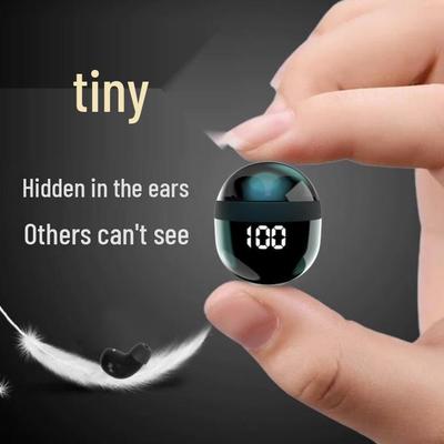 SK18 Mini Drahtlose Bluetooth-Ohrhörer: Doppel-In-Ear, Ultra-Klein, Unsichtbares Design für Schlaf & Sport, Hochwertiger Klang