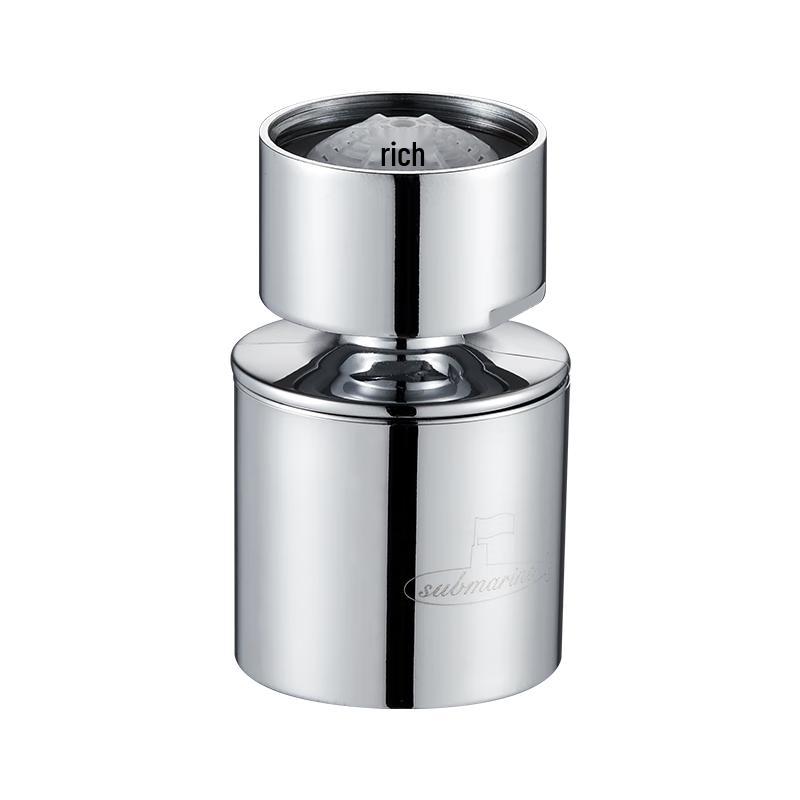 Submarine Rotatable Faucet Aerator with Dual Spray Modes