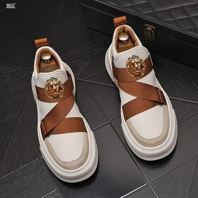 Neue High-Top-Luxus-Sport-Freizeitschuhe für Herren Schuhe mit weichen Sohlen Zapatos Hombre b9
