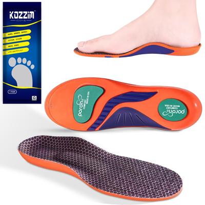 Kozzim Sports Einlagen - Stoßdämpfung, für Steharbeit, Einlagen [Verbesserte Version] - Fußgewölbestützen-Einlagen - Bequem für den Alltag (22.5-2