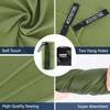 Toalha Esportiva Secagem Rápida Microfibra Super Absorvente Leve Academia Praia Para Fitness Natação Viagem Portátil Bolsa de Rede Multi