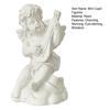 2 Pcs Mini Cupid Figurine Small Resin Cherubs Playing Musical Instrument