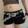 Y2K Shiny Star Waistband Strap Buckle Jeans Decor Fashion Five-Pointed Star Belt  Waist Accessories