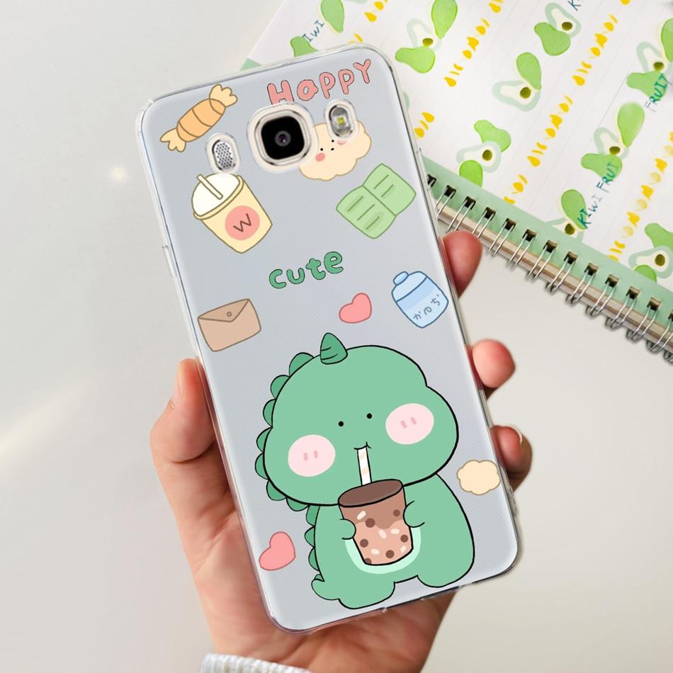 

For Samsung Galaxy J5 2016 SM-J510F Phone Case Stylish Painted Soft Silicone TPU Back Cover For Samsung J5 SM-J500H j 5 2015 J5 2015 (J500F) темно-сірий колір