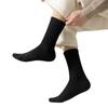 Women Slouch Socks Scrunch Crew Socks Retro Plain Color Stretchy Boot Socks for Girls Street Casual Wear Sneakers Loafers