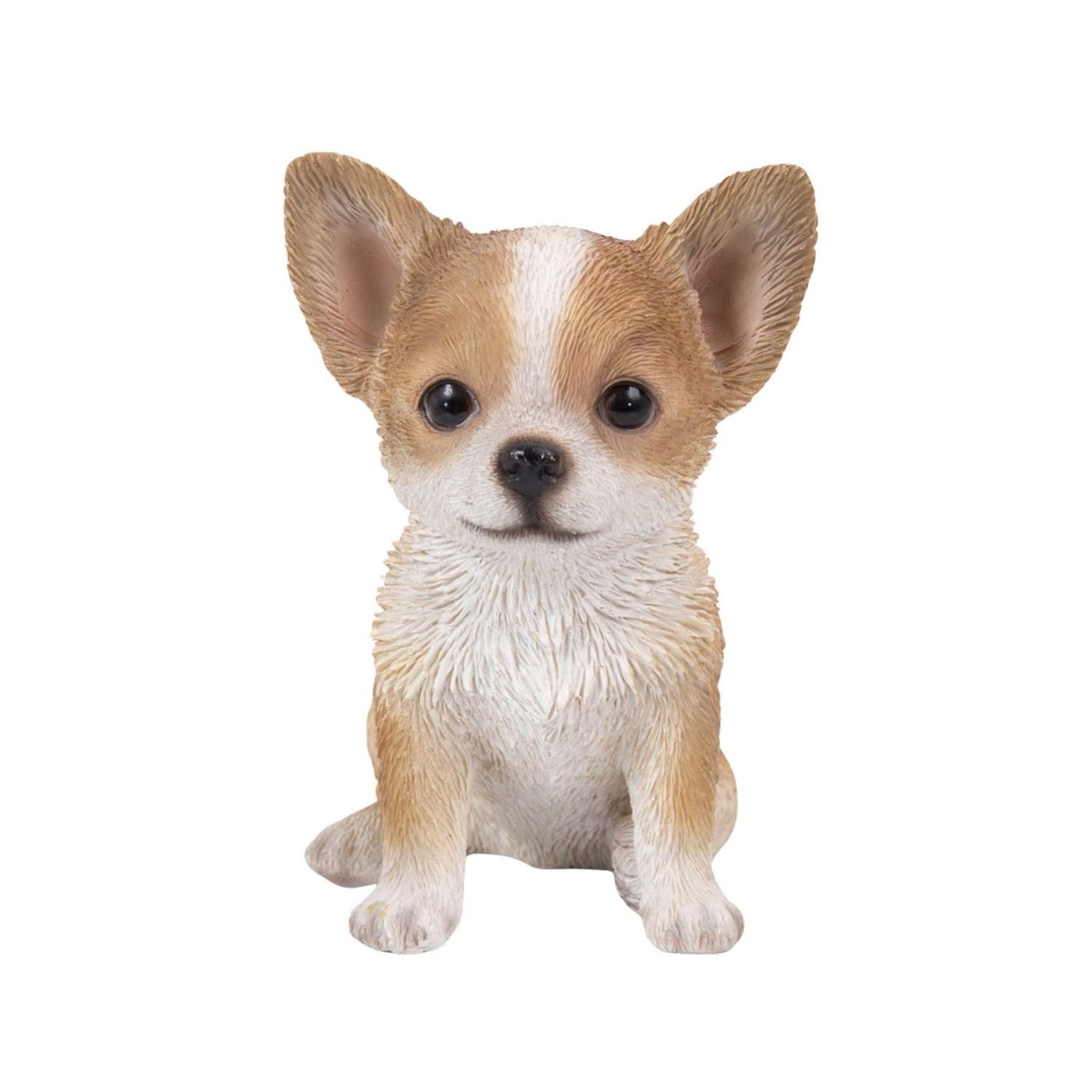 

Убия Сидячий Чихуахуа x 8 x см Кукла Фигурка Украшение Животное Садовое Украшение Реалистичная Милая Собака H16291 (Маленький) 11.8 12.2