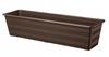 Doniczka balkonowa plastikowa brązowa 60 x 17 x 14 cm