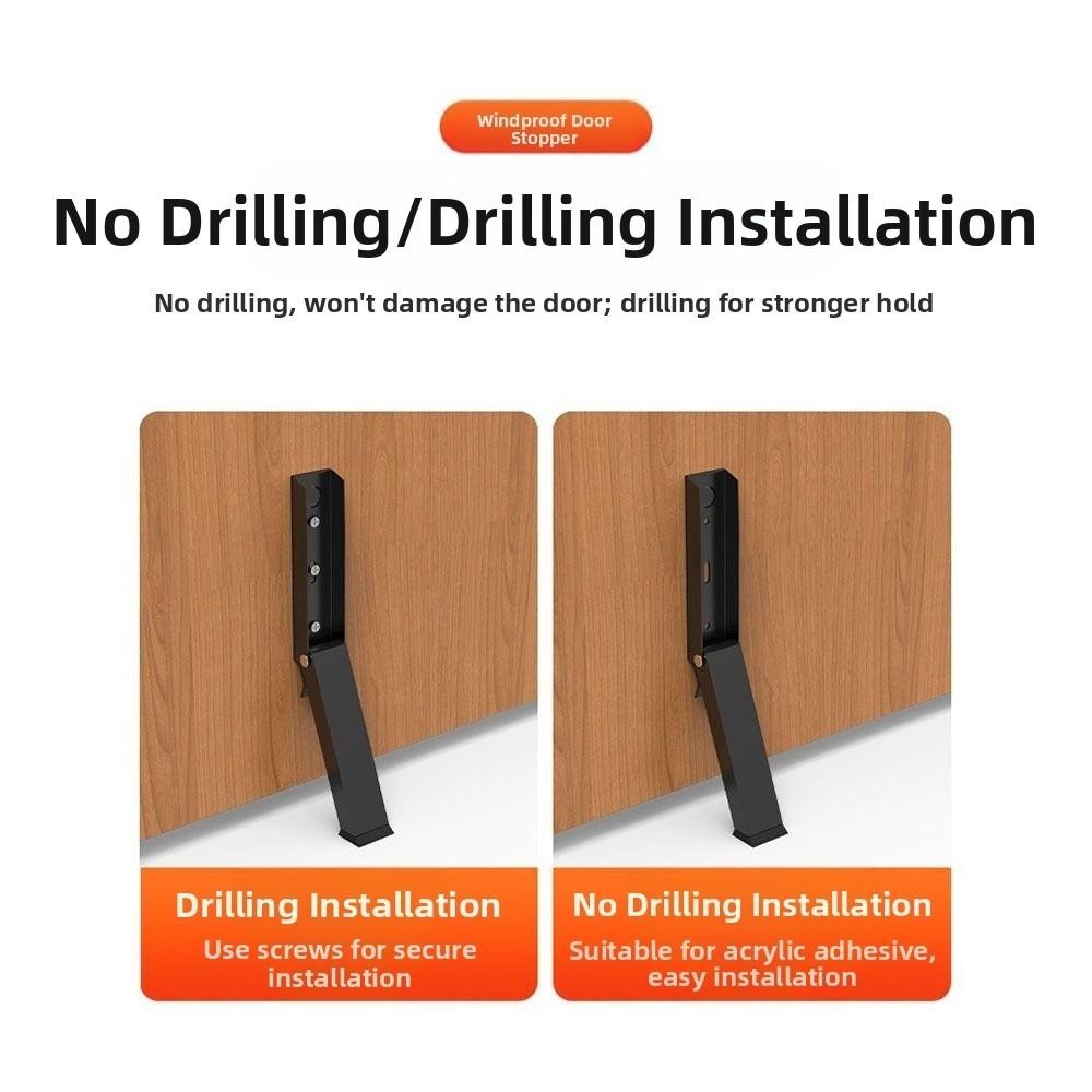 Nekolizní nerezový dveřní doraz Skládací dveřní polohovadlo Bezpečnostní ochrana