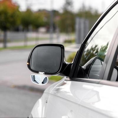 Blindspot Car Mirror Automotive Exterior Accessories 360 Rotation Adjustable Adhesive Glass Convex Rear View Mirrors For Larger